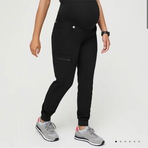 Figs Black Maternity Joggers